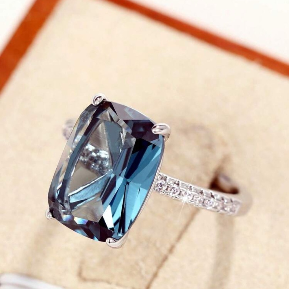 BRIDAL ENGAGEMENT RING WEDDING RING GG13 - Picture 2 of 7